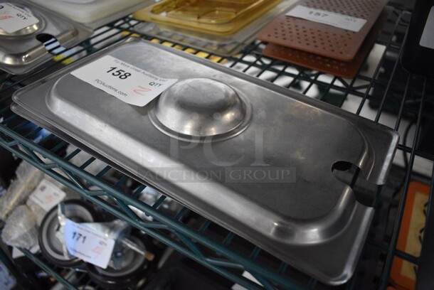 2 Stainless Steel 1/3 Size Drop In Bin Lids. 2 Times Your Bid! - Image 2 of 2