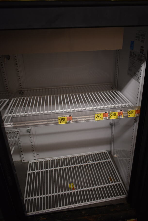 2019 True GDM-41SL-48-HC-LD Metal Commercial 2 Door Reach In Cooler Merchandiser w/ Poly Coated Racks. 115 Volts, 1 Phase. Tested and Working! - Image 6 of 7