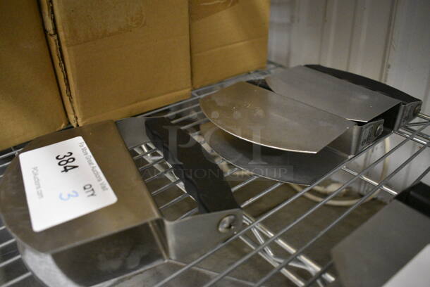 3 Nemco Model SMC100 Stainless Steel Rocking Salad Cutter Tosser. 6.5x1.5x6.5. 3 Times Your Bid! - Image 2 of 2