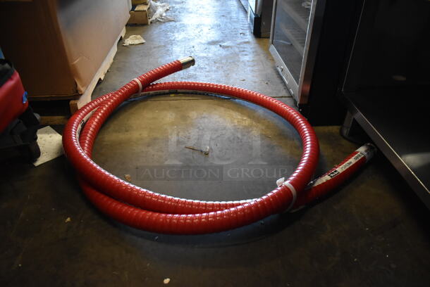 BRAND NEW SCRATCH AND DENT! Parker PureBev Series 7630P Delivery and Suction Hose with Pro Cover and Crimp Ferrule / Clamp End Connections - Image 2 of 7