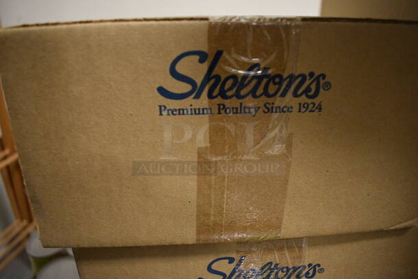 ALL ONE MONEY! Pallet Lot of Food Including Rice Rolls, Diet Chocolate Fudge Drink, Sardines, Crown Price Pink Salmon, Classic Fudge, Sheltons Chicken Broth, Organic Vegetables, Vegetable Broth, and Chocolate Dip - Image 10 of 12