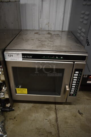 2018 Menumaster MRC30S2 Stainless Steel Commercial Countertop Microwave Oven. 208/240 Volts, 1 Phase. 