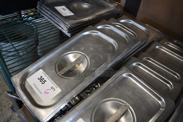 6 Stainless Steel 1/3 Size Drop In Bin Lids. 6 Times Your Bid! - Image 2 of 2