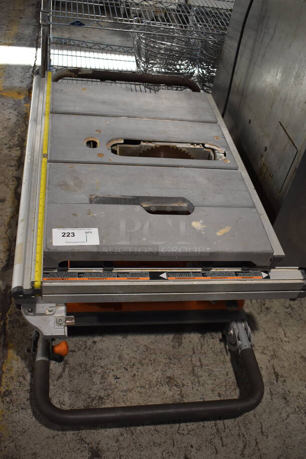 Rigid TS2400-1 Countertop Table Saw. 48x29x17. Tested and Working! - Image 5 of 8