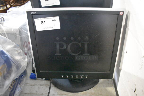 Acer Model AL1703 17" Computer Monitor - Image 1 of 3