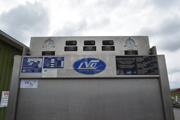 LVO FL14G Stainless Steel Commercial Floor Style Natural Gas Powered Pot and Pan Washer. 48,000 BTU. 460 Volts, 3 Phase.  - Image 6 of 11