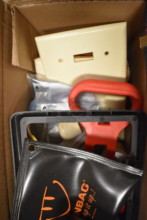 ALL ONE MONEY! 2 Pallet Lots of Car Cleaning Supplies and Tools! Items Including Brushes, Lexol Sponges, Jumper Cables, All Purpose Joint Compound, Glass Sealant, and Boom Mat - Image 12 of 12