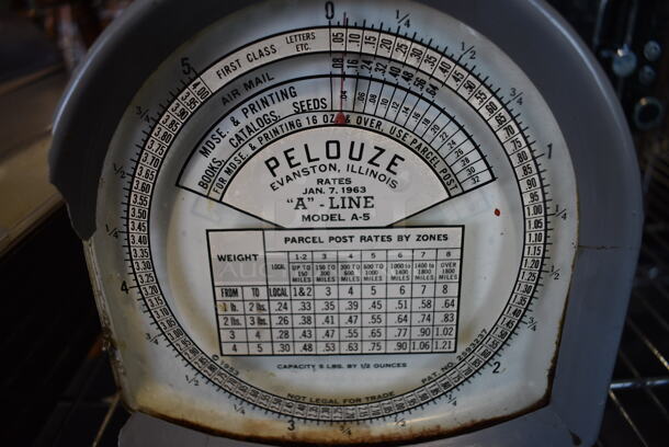 Pelouze A-5 Metal Countertop Food Portioning Scale. 7x7x10 - Image 5 of 5