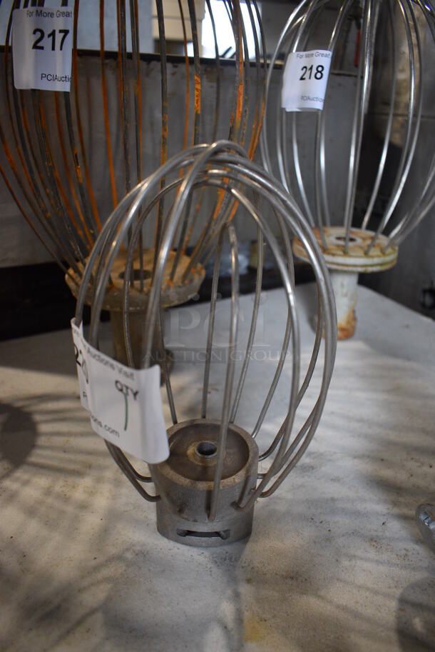 Metal Commercial Whisk Attachment for Hobart Mixer. 5x5x11