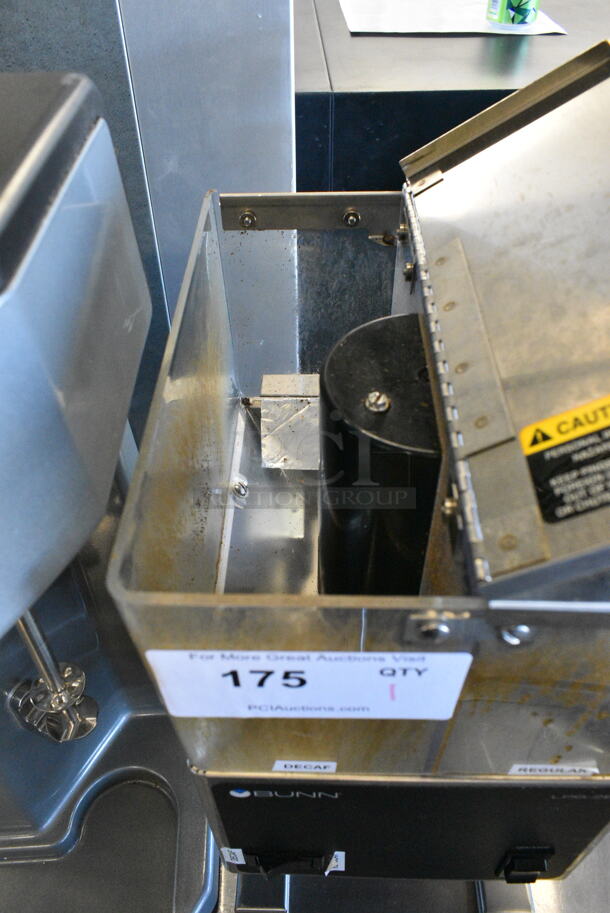 2020 Bunn LPG-2E Stainless Steel Commercial Coffee Bean Grinder. 120 Volts, 1 Phase. Tested and Working! - Image 4 of 6