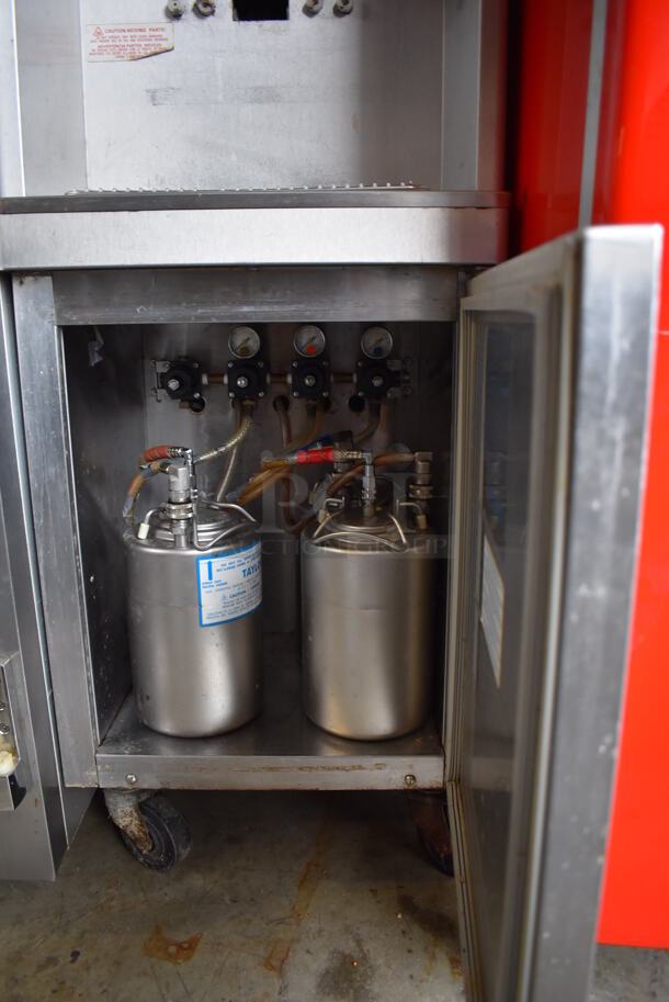 Taylor H60-27 Stainless Steel Commercial Water Cooled Single Flavor Soft Serve Ice Cream Machine on Commercial Casters. 208-230 Volts, 1 Phase. 19x32x60 - Image 7 of 11