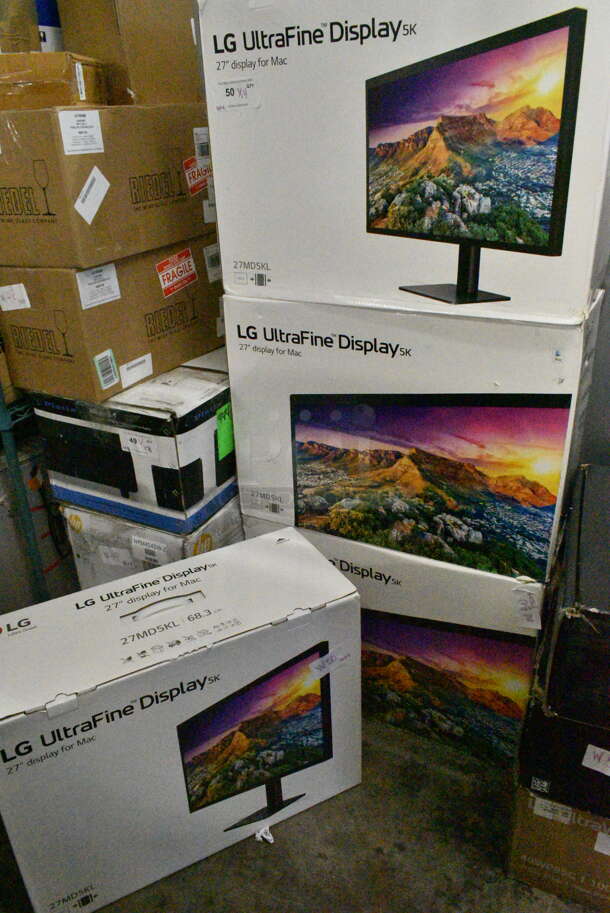 4 IN ORIGINAL BOX! LG 27MD5KL 27" UltraFine Display. 4 Times Your Bid!  - Image 2 of 10