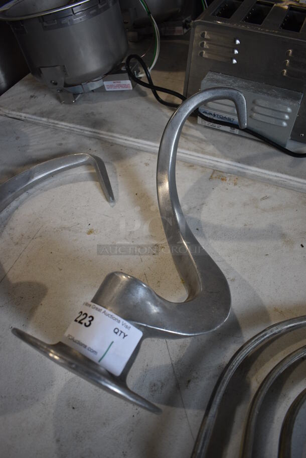 Hobart VMLH60D Metal Commercial 60 Quart Dough Hook Attachment for Mixer. 9x9x19 - Image 2 of 3