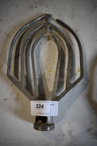 Hobart VMLH60E Metal Commercial 60 Quart Paddle Attachment for Mixer. 12x3x19