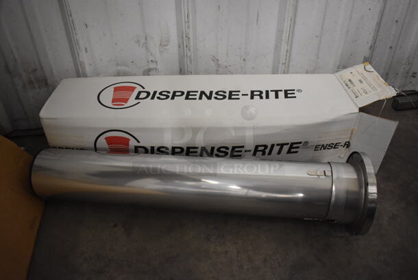 9 BRAND NEW IN BOX! Dispense-Rite ADJ-1 Stainless Steel Cup Dispenser Chutes. 5.5x5.5x22. 9 Times Your Bid! - Image 5 of 7