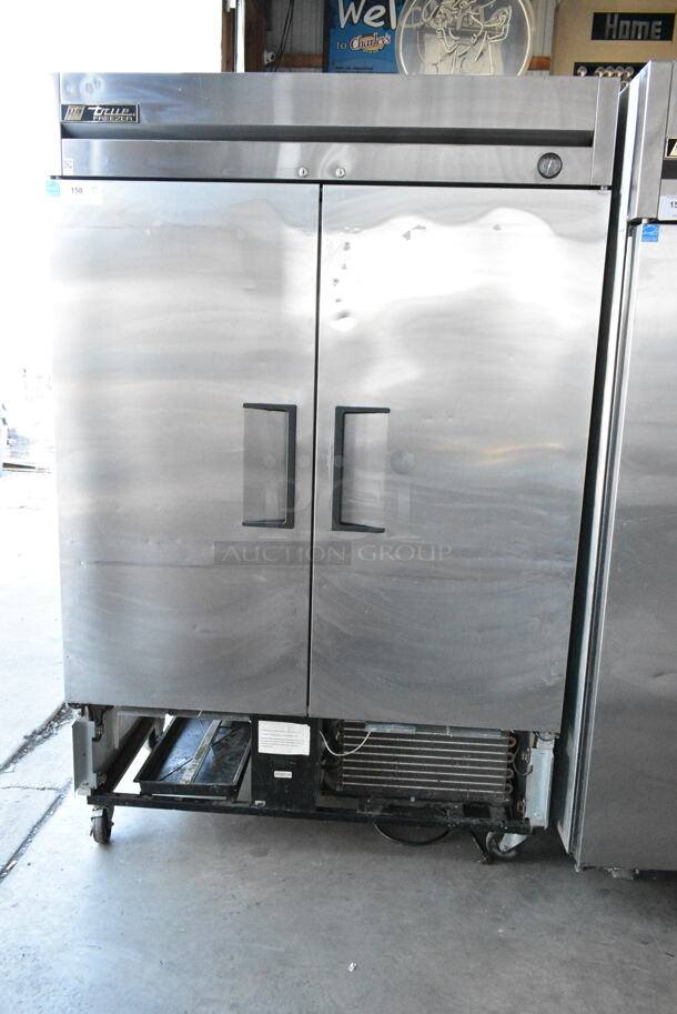 True T-49F Stainless Steel Commercial 2 Door Reach In Freezer on Commercial Casters. 115 Volts, 1 Phase. Tested and Powers On But Does Not Get Cold - Image 2 of 8