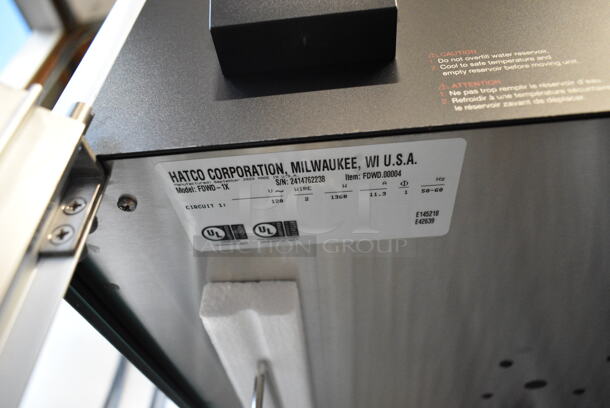 BRAND NEW SCRATCH AND DENT! Hatco FDWD-1X Metal Commercial Flav-r-fresh Heated Merchandiser. 120 Volts, 1 Phase. Tested and Working! - Image 8 of 8