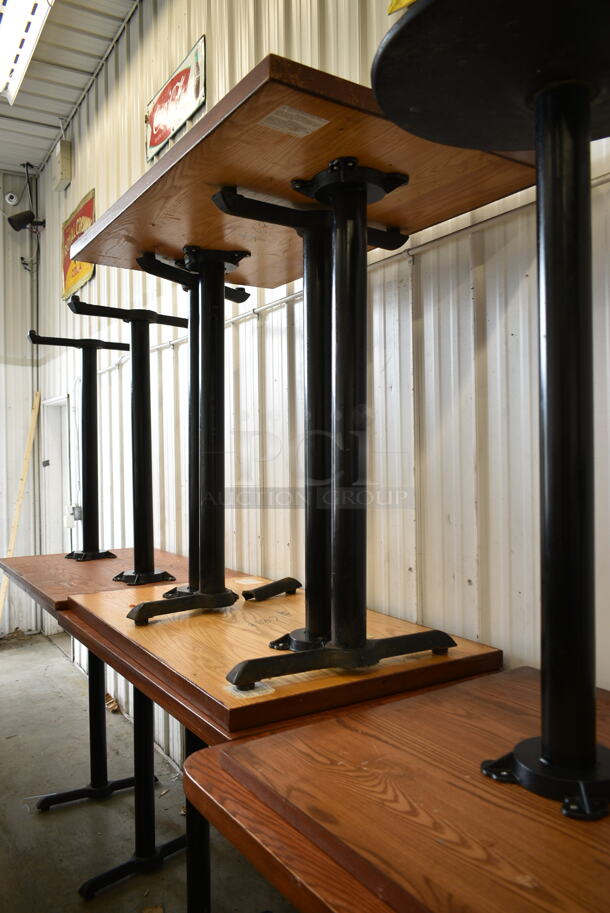 16 Wooden Tables Including 9 Dining Height and 7 Bar Height. 16 Times Your Bid! - Image 8 of 12