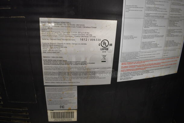 Honeywell Model MM14CCS Portable Air Conditioner on Casters. 115 Volts, 1 Phase. 18x15x34. Tested and Working! - Image 4 of 4