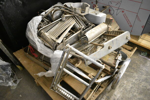 Metal Commercial Countertop Meat Slicer Stacker for Parts.  - Image 3 of 3