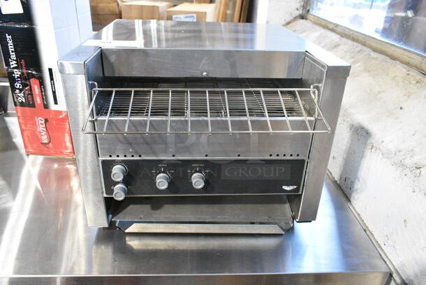 BRAND NEW SCRATCH AND DENT!  Vollrath JT3 Stainless Steel Commercial Countertop Electric Powered Conveyor Oven Toaster. 208 Volts, 1 Phase.  - Image 2 of 7