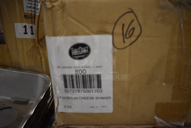 40 BRAND NEW IN BOX! Tablecraft Cheese Shakers. 3x3x5.5. 40 Times Your Bid! - Image 4 of 4