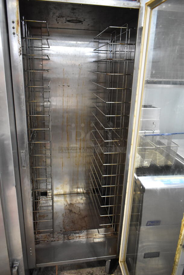 Vulcan VHFA18 Metal Commercial Single Door Heated Holding Cabinet on Commercial Casters. 120 Volts, 1 Phase. Tested and Does Not Power On - Image 4 of 6