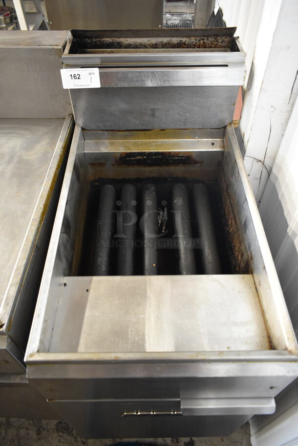 Imperial IFS-75 Stainless Steel Commercial Floor Style Natural Gas Powered 75 Pound Capacity Deep Fat Fryer. 175,000 BTU. - Image 2 of 7