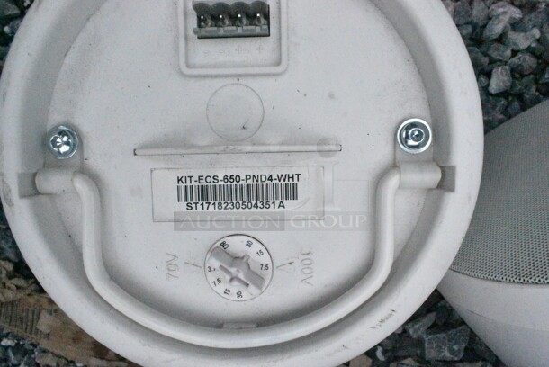 6 KIT-ECS-650-PND4-WHT White Speakers. 6 Times Your Bid! - Image 5 of 5