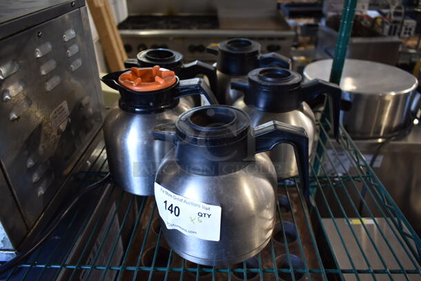 5 Metal Coffee Pots. 5 Times Your Bid! - Image 1 of 4