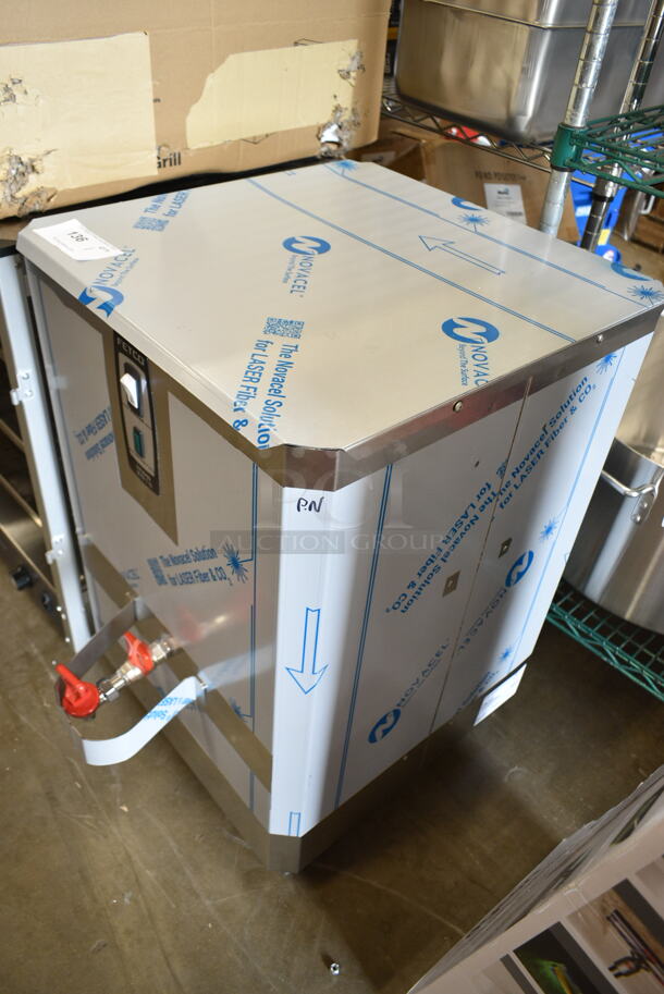 BRAND NEW SCRATCH AND DENT! Fetco HWB-15 Stainless Steel Commercial Countertop 15 Gallon Hot Water Dispenser. 1208208-240 Volts, 1 Phase.  - Image 3 of 5