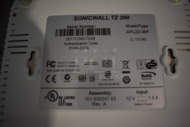 3 Various Items; Sonicwall TZ 200 APL22-06F, Netgear ProSafe 5 Port Gigabit Desktop Switch and SonicWall TZ 190 APL18-045. 3 Times Your Bid! - Image 5 of 10