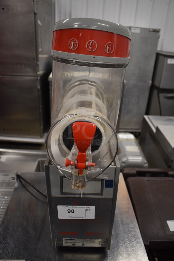 Ugolini Model MT MINI 1 UL Stainless Steel Commercial Countertop Slushie Machine. 115 Volts, 1 Phase. 7x19x26. Tested and Gets To Temperature But Parts Do Not Move