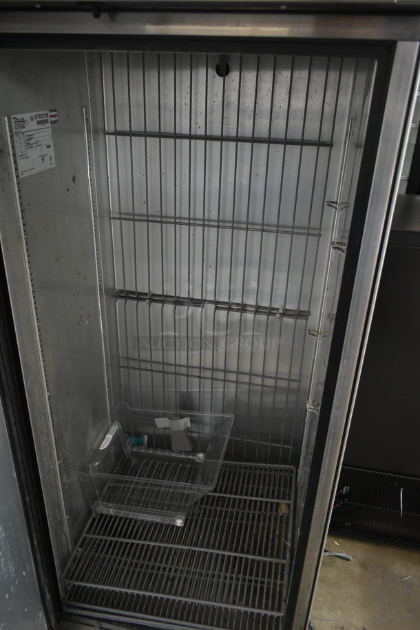 2016 True T-19F Stainless Steel Commercial Single Door Reach In Freezer w/ Poly Coated Racks. 115 Volts, 1 Phase. Tested and Working! - Image 4 of 5