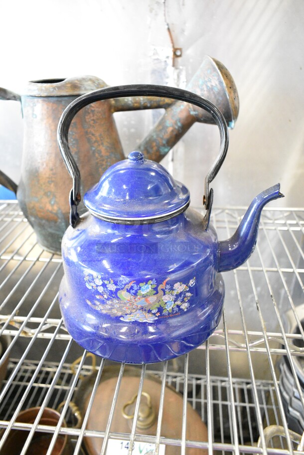 4 Various Items Including Watering Can and 3 Teapots. 4 Times Your Bid!  - Image 6 of 8