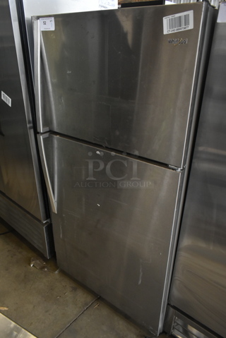 Whirlpool 21MSTFATR6 Stainless Steel Cooler Freezer Combo. 115 Volts, 1 Phase. Tested and Working!