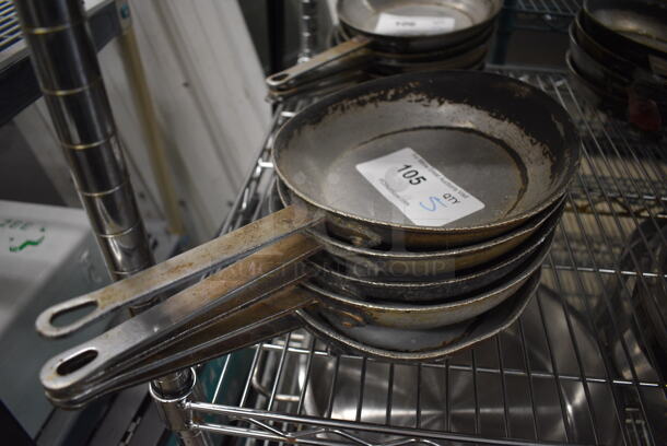 5 Metal Skillets. 14.5x8.5x1.5. 5 Times Your Bid!