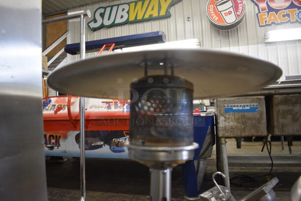 Hampton Bay Model HPS-C-GH Metal Commercial Table Top Propane Gas Patio Heater. 11,000 BTU. 21x21x38 - Image 2 of 4
