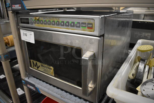 Menumaster Stainless Steel Commercial Countertop Microwave Oven. 16.5x21.5x13.5 - Image 2 of 4