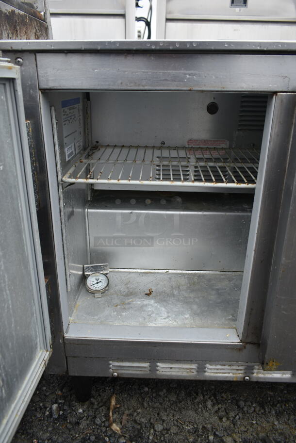 Beverage Air UCR34 Stainless Steel Commercial 2 Door Undercounter Cooler. 115 Volts, 1 Phase. Tested and Working! - Image 4 of 6