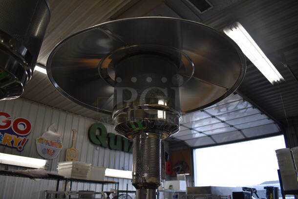 Hampton Bay Model NCZH-G-SS Metal Commercial Floor Style Propane Gas Patio Heater. 48,000 BTU. 32x32x89 - Image 2 of 5