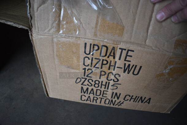 10 BRAND NEW IN BOX! Update CIZPH-WU Wooden Chargers. 12.5x8x1. 10 Times Your Bid! - Image 3 of 3