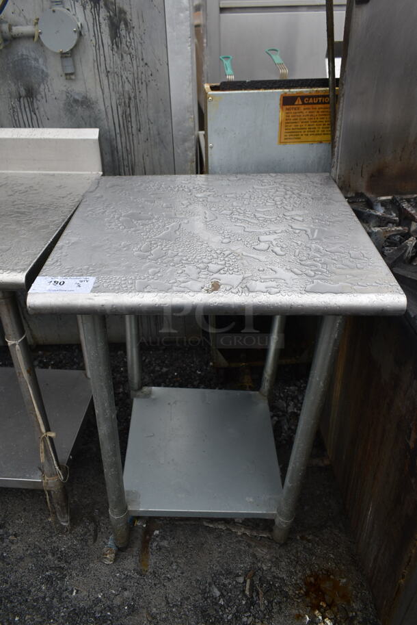 Stainless Steel Commercial Table w/ Under Shelf. - Image 1 of 4
