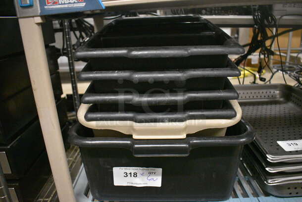 ALL ONE MONEY! Lot of 6 Poly Bins! Includes 21x12x4 - Image 1 of 3