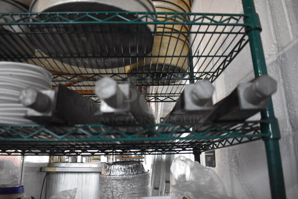 ALL ONE MONEY! Lot of 4 Metal Convection Oven Legs. 29" - Image 3 of 3