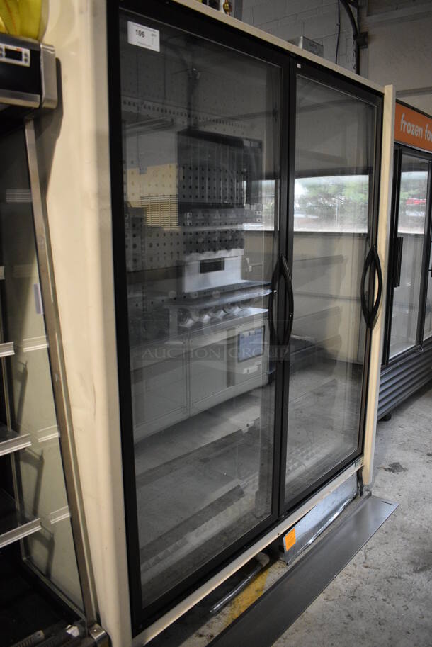 Zero Zone Model 2RHZC30 Metal Commercial 2 Door Reach In Cooler Merchandiser w/ Racks. 115/208-230 Volts, 1 Phase. 66x38x80 - Image 2 of 9