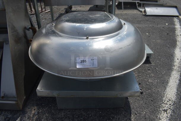 2020 FloAire Model DMUA18 Metal Commercial Rooftop Exhaust Fan. 115 Volts, 1 Phase. 32x32x25