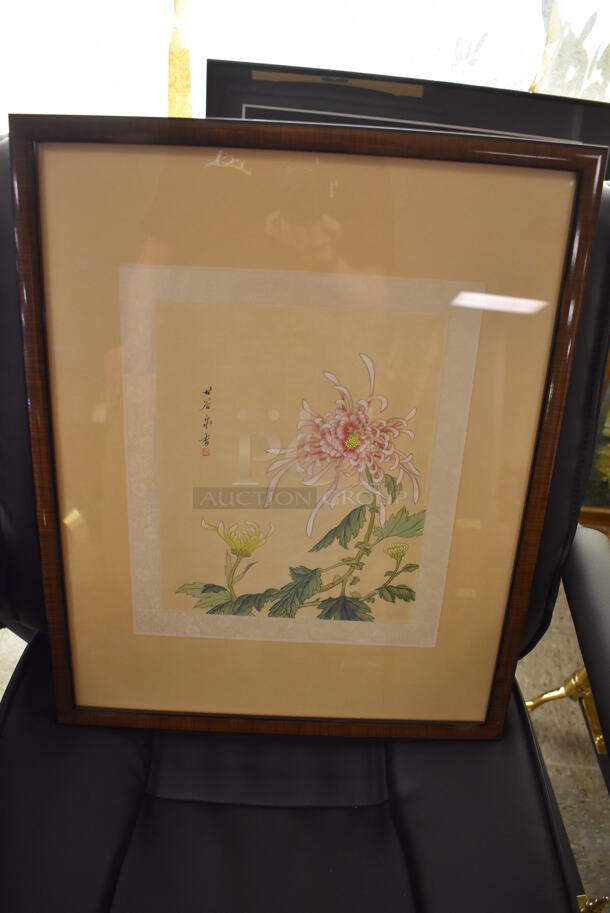 2 Framed Pictures of Flower and Coconut. 14x2x15, 17.5x1x21. 2 Times Your Bid! - Image 4 of 9