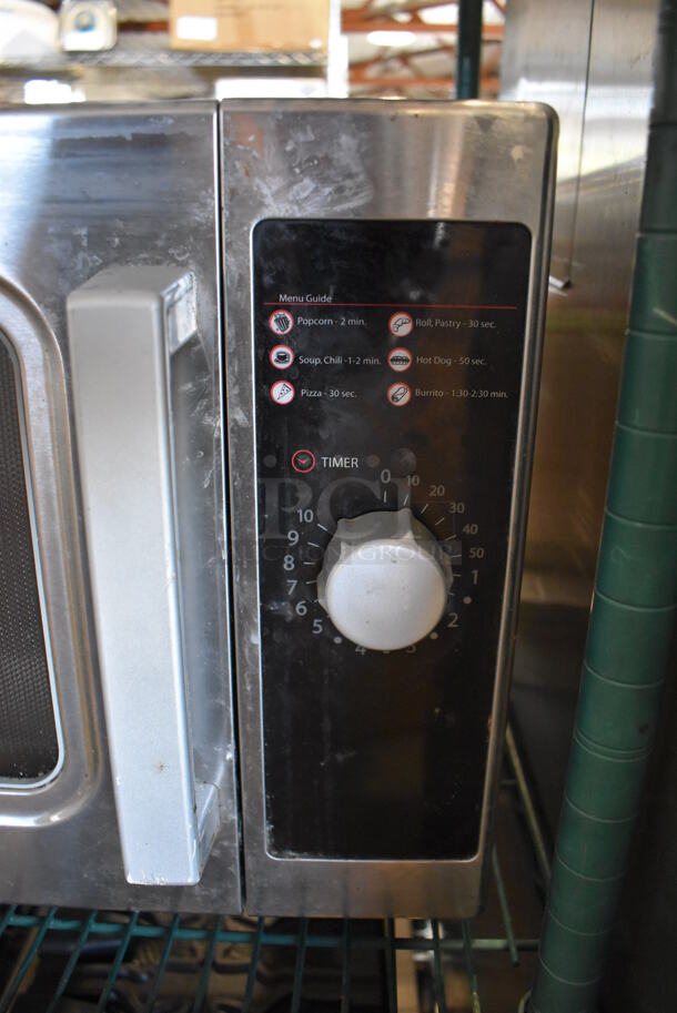 Amana ALD10D Stainless Steel Commercial Countertop Microwave Oven. 120 Volts, 1 Phase. 22x16x13 - Image 4 of 6