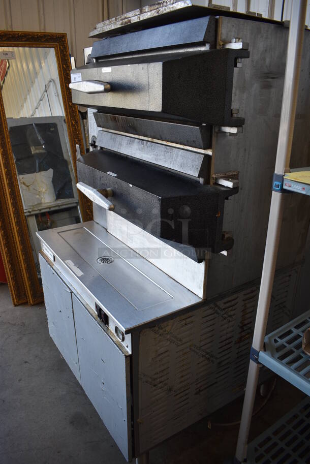 2019 Cleveland PGM3002 Stainless Steel Commercial Floor Style Natural Gas Powered 2 Deck Pressure Steam Cabinet. 36x36x64 - Image 7 of 7
